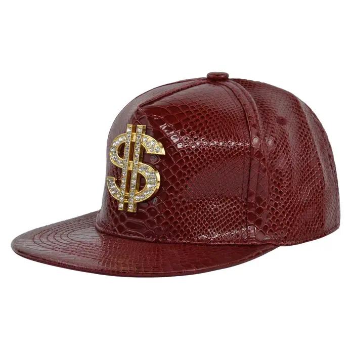 Casquette à bord plat avec la croix de jésus