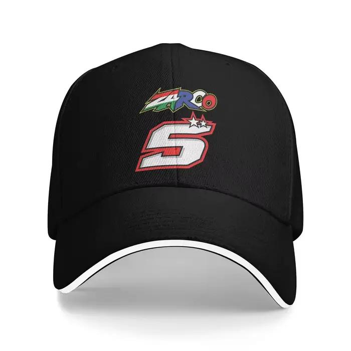 Été 2025 No 5 Johann Zarco Moto casquette de Baseball salle de sport en plein air élégant imprimé soleil Hip Hop chapeaux unisexe-adolescents casquettes de haute qualité