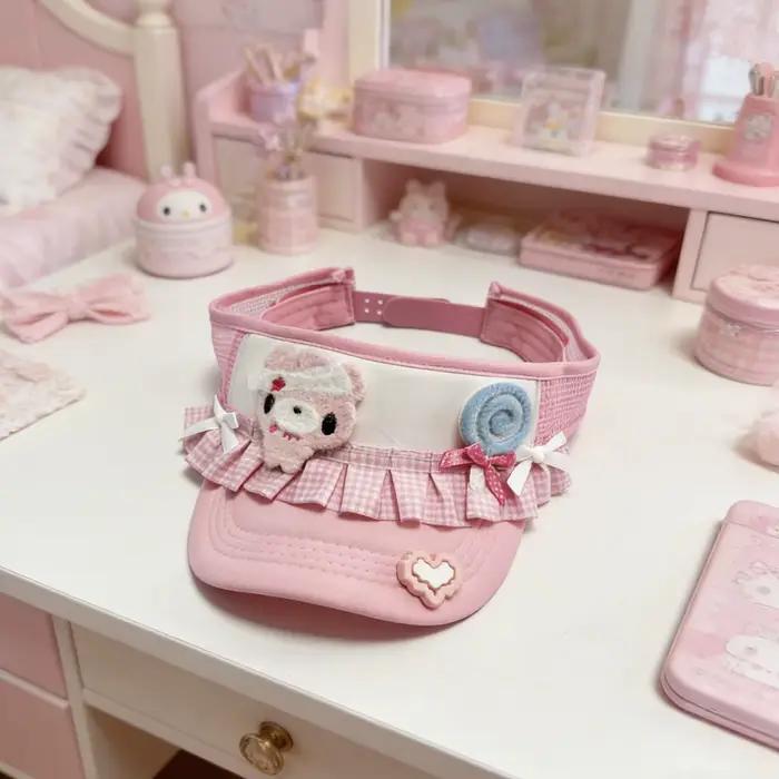 Visière à volants Kawaii Bear
