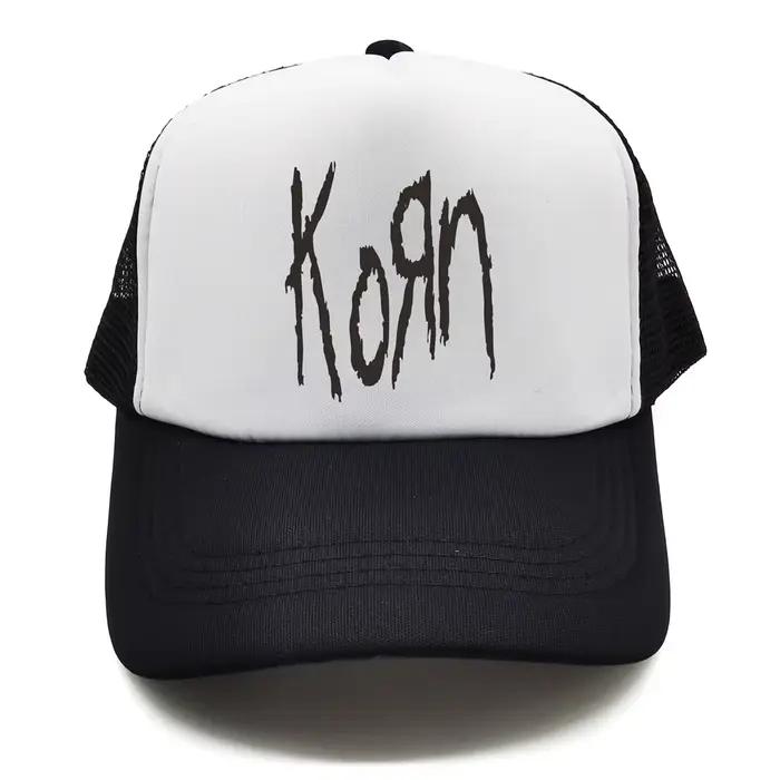 Korn métal groupe de Rock casquette de camionneur été hommes drôle