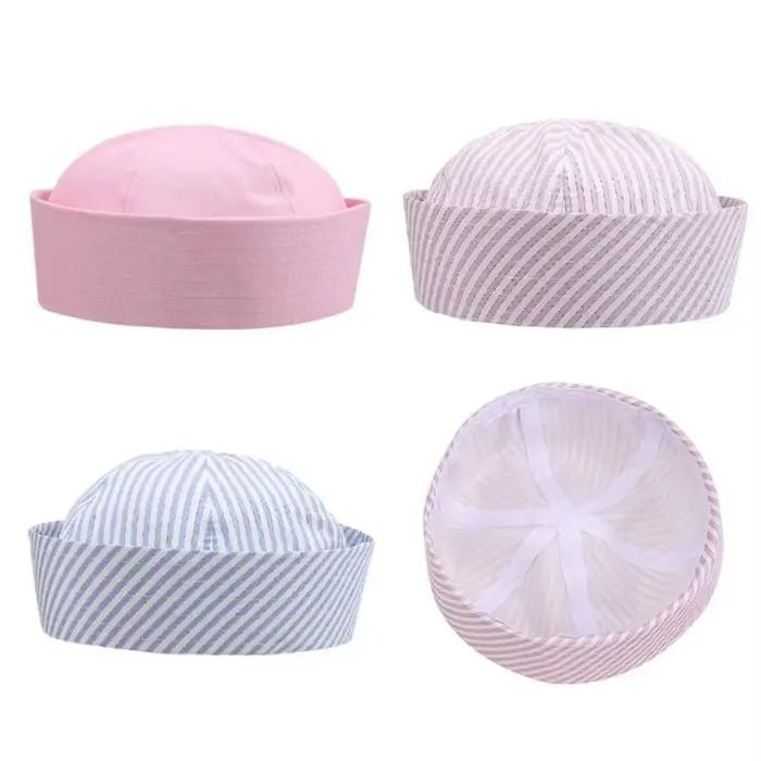 Chapeau de marin rayé Y2K Kawaii