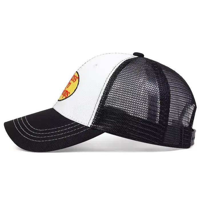 Casquette de baseball en polyester brodée pour activités en plein air et protection solaire été plage pêche randonnée unisexe confortable