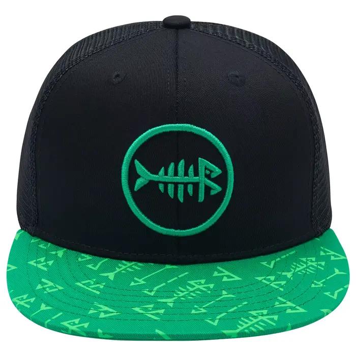 Bassdash Plat Brim Casquette De Camionneur Réglable Snapback Chapeau Maille Retour Pour Hommes Femmes Pêche Chasse