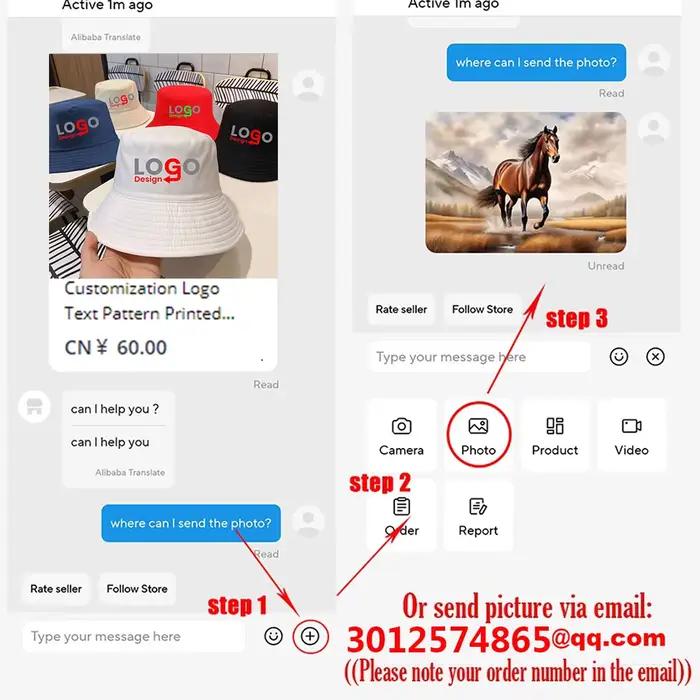 Chapeau de pêcheur personnalisé avec logo