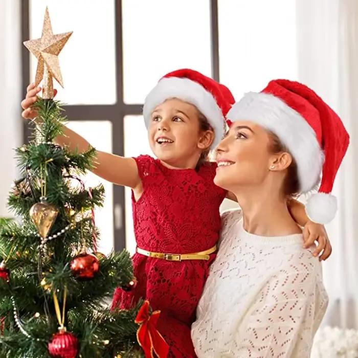 Chapeaux de noël pour adultes et enfants