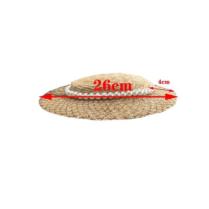 Chapeaux de paille à large bord pour dames