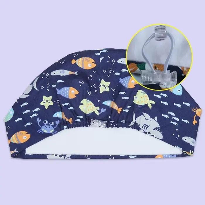 Bonnet de travail à motif requin pour hommes et femmes
