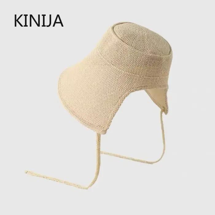 Chapeaux et bonnets en lin et paille pour femmes