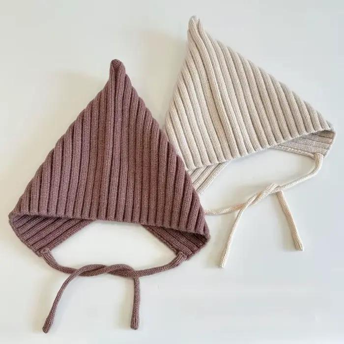 Chapeau pour enfants automne hiver bébé tricoté elfe