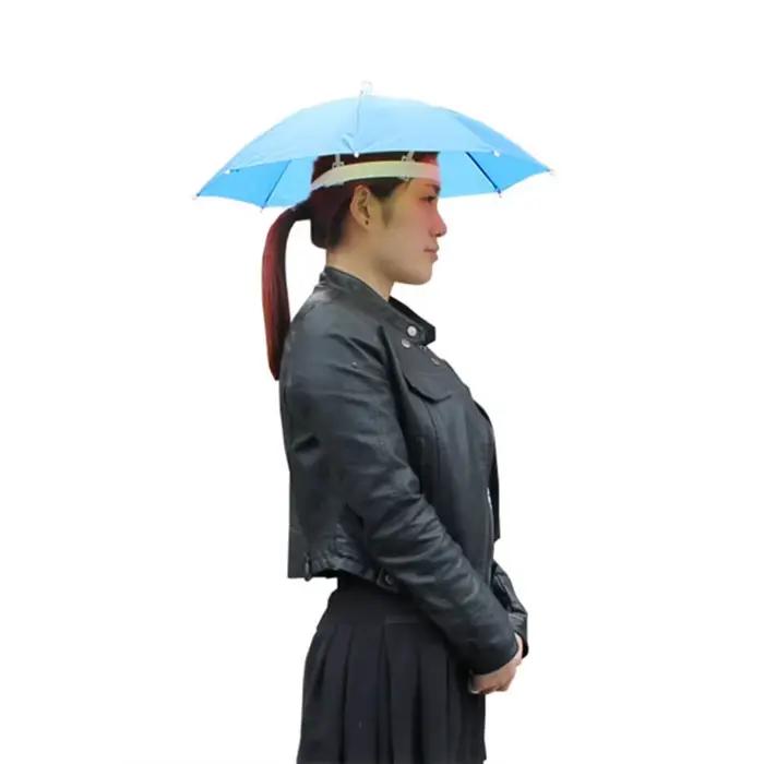 Chapeau de parapluie de pluie portable