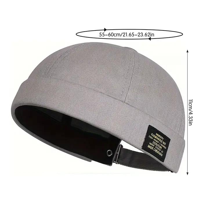 Casquette de jalon rétro en coton réglable