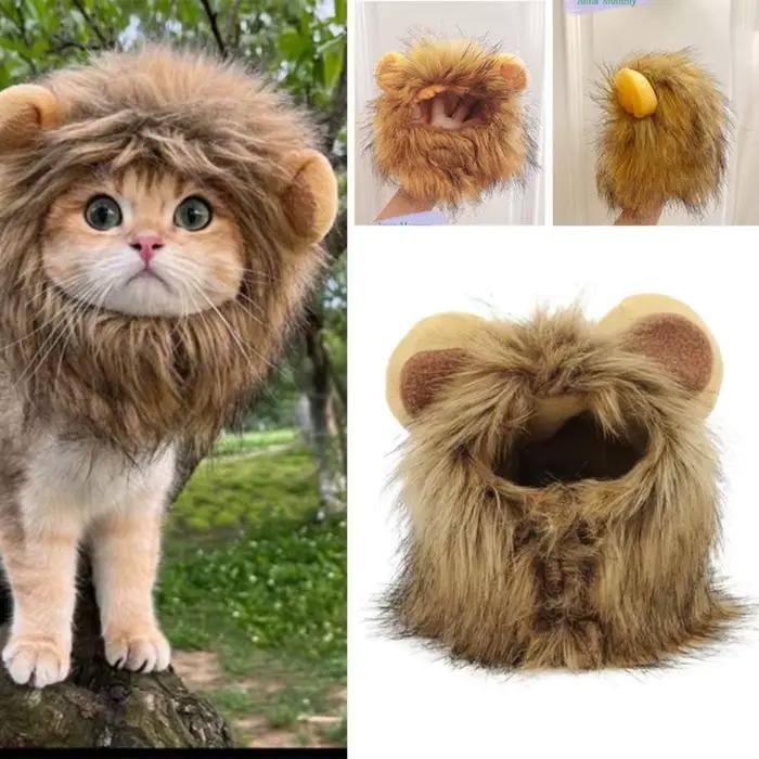 Chapeau de chat drôle fait à la main