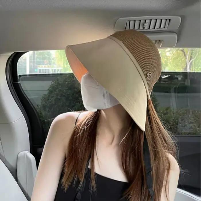 ❃ Chapeau de soleil polyvalent à large bord pour femme