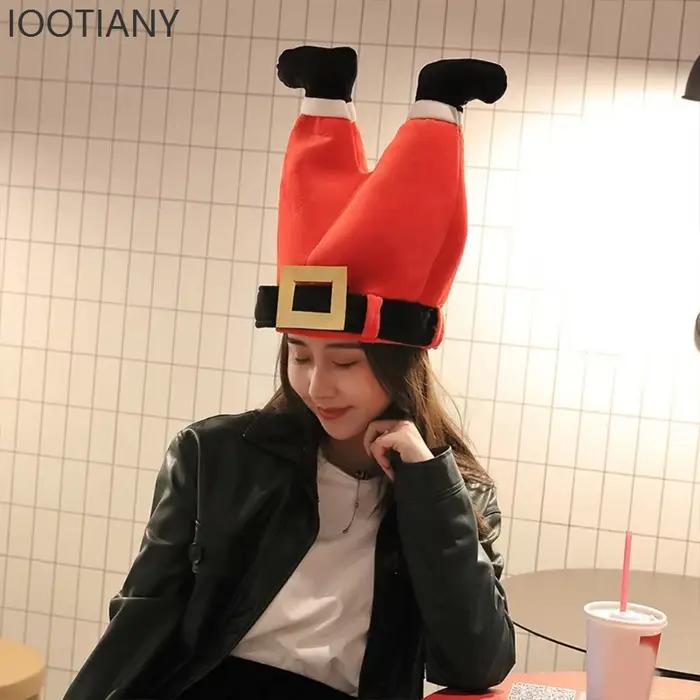 Chapeau de Noël Électrique Chantant et Dansant Balançoire Musique Accessoire Cosplay Pour Fêtes Occasions Spéciales