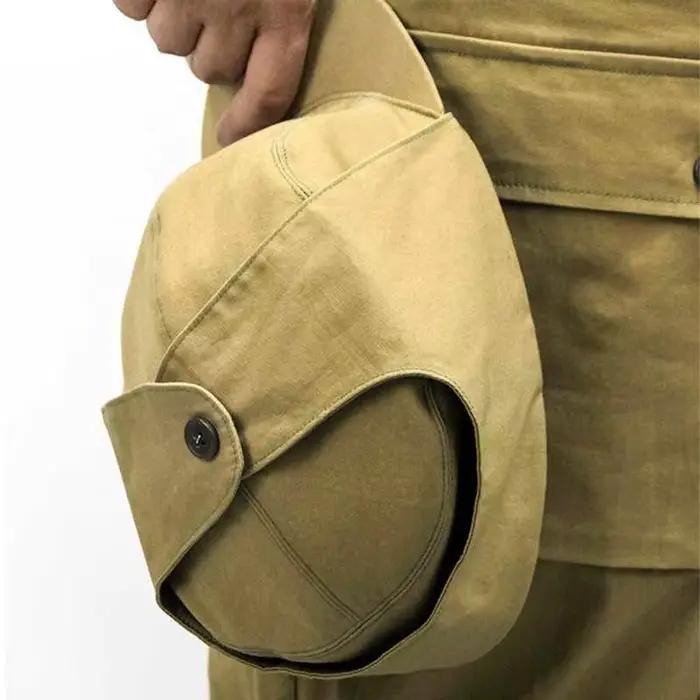 Casquette de combat soviétique Mabuta robuste toile blanche pour chasseurs et amoureux de plein air toutes saisons