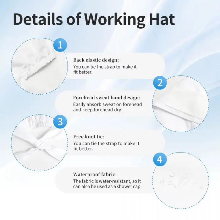 Personnalisez votre Photo Logo texte impression casquette de travail chapeaux chirurgicaux