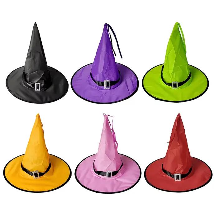 Chapeau de Sorcière Coloré pour Halloween
