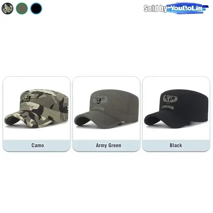AIRBORNE Airborne Commando Cadet Casquette plate Chapeau de soleil Casquettes de camionneur Chapeaux de papa
