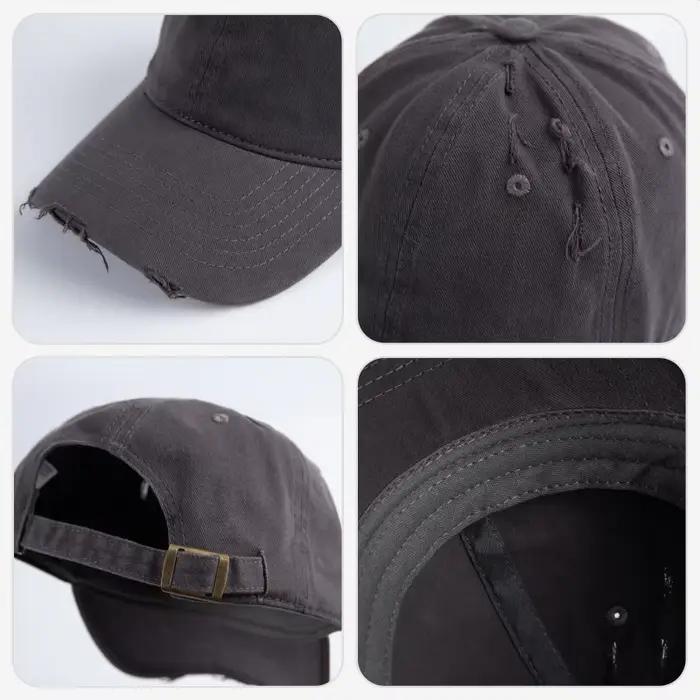 Casquette de baseball rétro personnalisable avec logo pour hommes et femmes