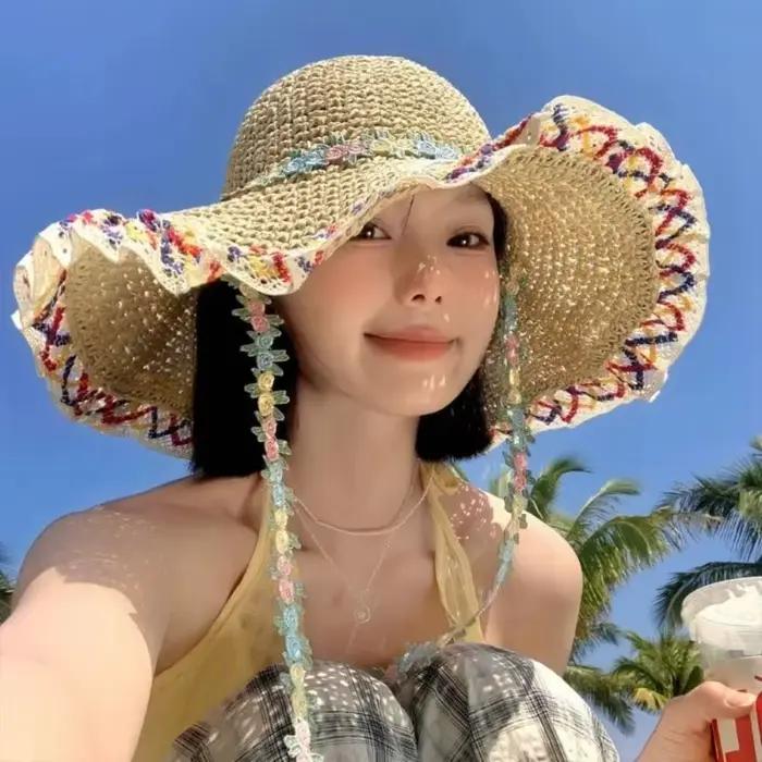 Chapeau de paille élégant pour femme