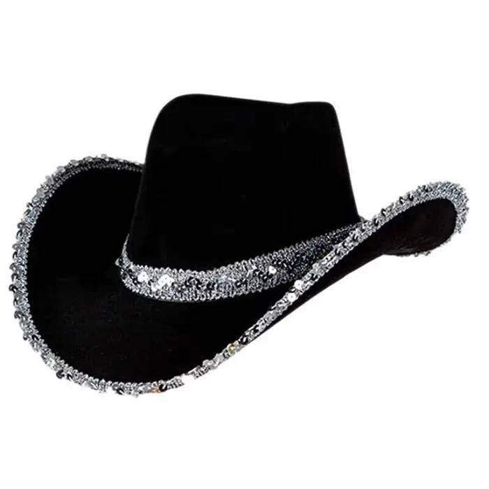 Femmes drôle Performance Costume fête Cosplay Cowboy chapeau Bachelorette