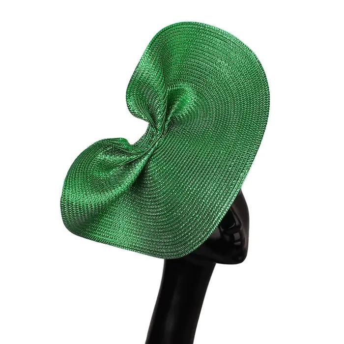 Paillettes argent thé Derby Fascinator chapeau mariage fleur fête église vacances maille pour femmes plume Fedora pilulier chapeaux SYF1003