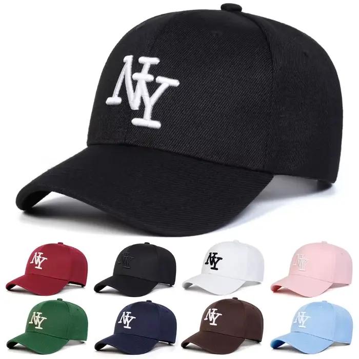 Casquette de baseball brodée avec la lettre NY