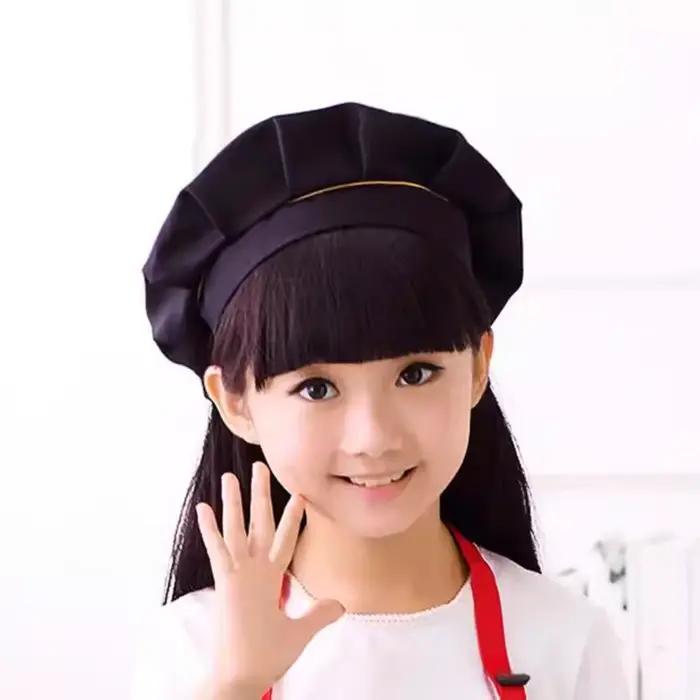 Chapeau de chef en polyester pour enfants