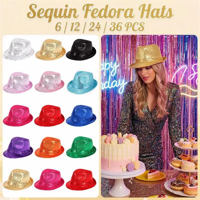 Chapeaux à paillettes 6-36 pièces