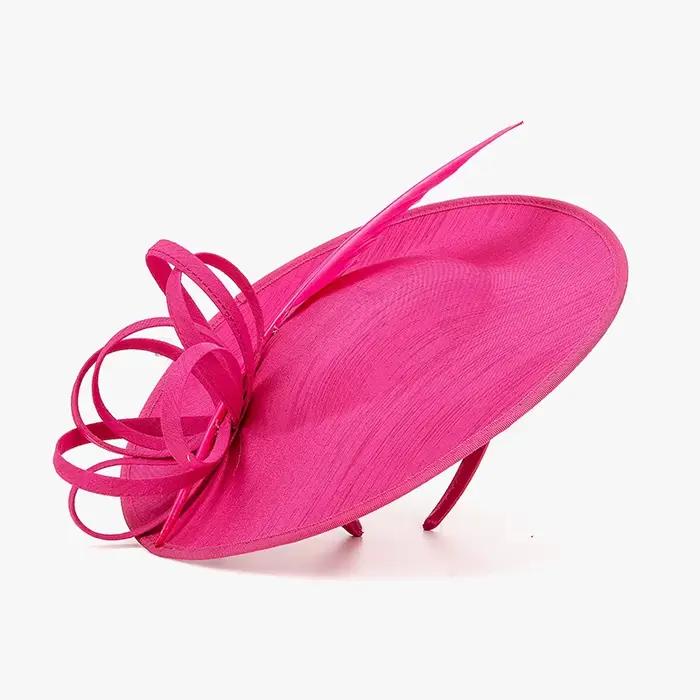 Mariage femmes Fascinator haut-de-forme bandeau cheveux accessoires rétro Cocktail thé fête coiffure mariée casque Chapeau Femme
