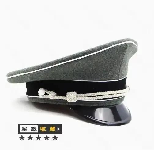 Chapeau allemand casquette d'hiver montagne vert officier vintage