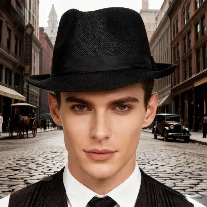 Chapeau haut de forme PESENAR style années 20