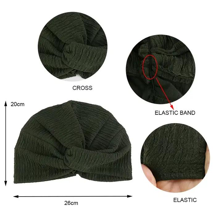 Bonnet de chimio élastique pour femmes