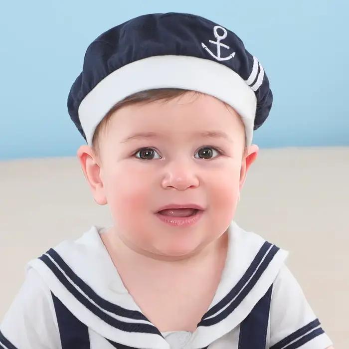 Chapeau de marin pour bébé garçon