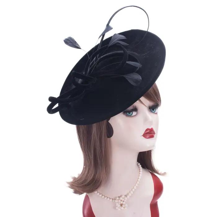Lawliet-Chapeau en velours pour femme