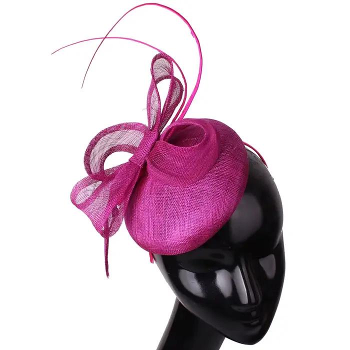 Chapeau Fascinateur Sinamay Élégant Pour Femmes Accessoire De Mode Polyvalent Pour Mariages Fêtes De Cocktail Soirées Gala Occasions Spéciales