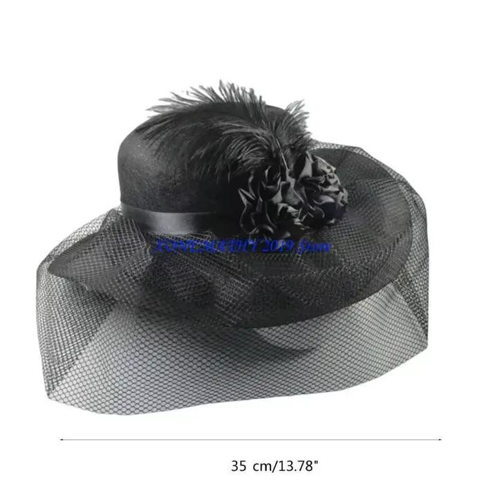 F42F chapeau fascinateur d'église avec filet