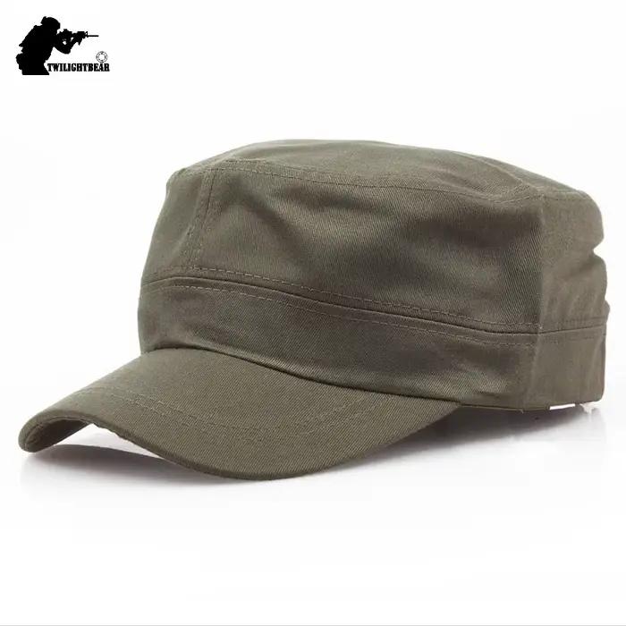 Chapeau militaire unisexe ajustable en coton pour hommes et femmes, multi-saisons, style décontracté pour diverses occasions