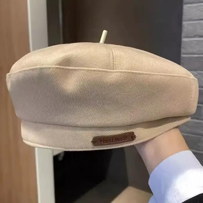 Chapeau de peintre béret rétro pour femmes, chapeau de Style d'hiver