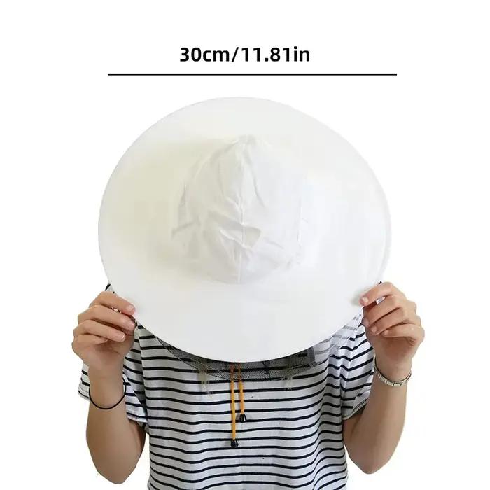Chapeau d'apiculteur avec voile à double fil