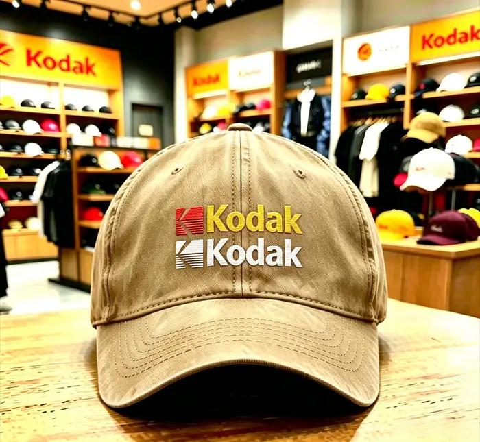 Casquette de baseball délavée avec logo Kodak 2026