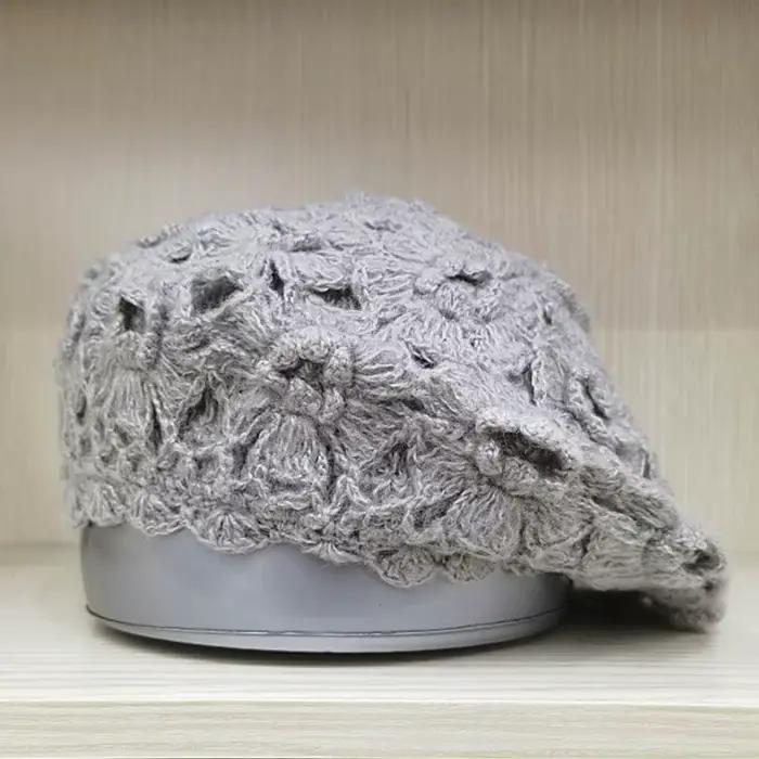 Béret français en coton pour femme