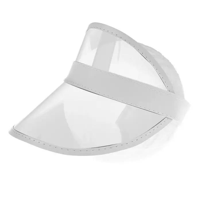 Summer Sky Top Plastic Sun Hat With Adjustable Elasticity And Transparent Sun Visor For Men And Women Outdoor Sports Cap