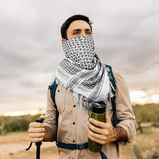 Écharpe du désert sauvage en coton pour hommes et femmes