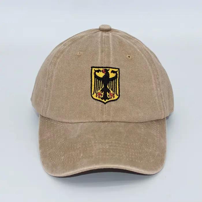 Casquette de baseball vintage Allemagne brodée pour hommes et femmes polyvalente toute l'année ocassions sportives et décontractées