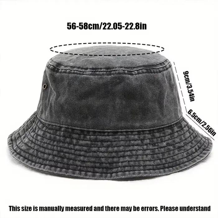 Casquette Bob en Coton Lavé Brodé Ours Polaire Personnalisable pour Hommes et Femmes – Protection Solaire Vintage Réglable pour Extérieur et Plage