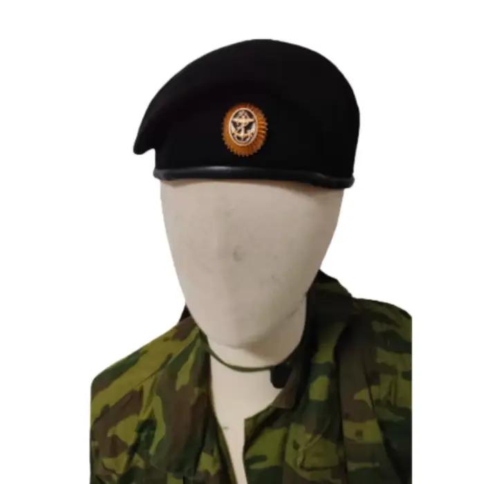 Béret noir original de la marine russe pour hommes, accessoire de collection pour passionnés de militaria, coton doux, plusieurs tailles disponibles, idéal pour événements militaires et rassemblements de militaria