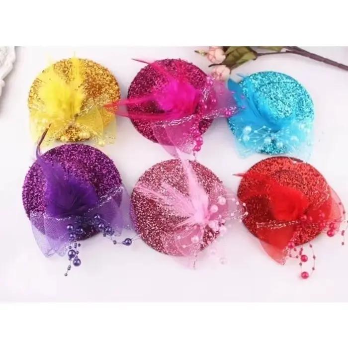 Chapeau Fascinator Scintillant pour Fille