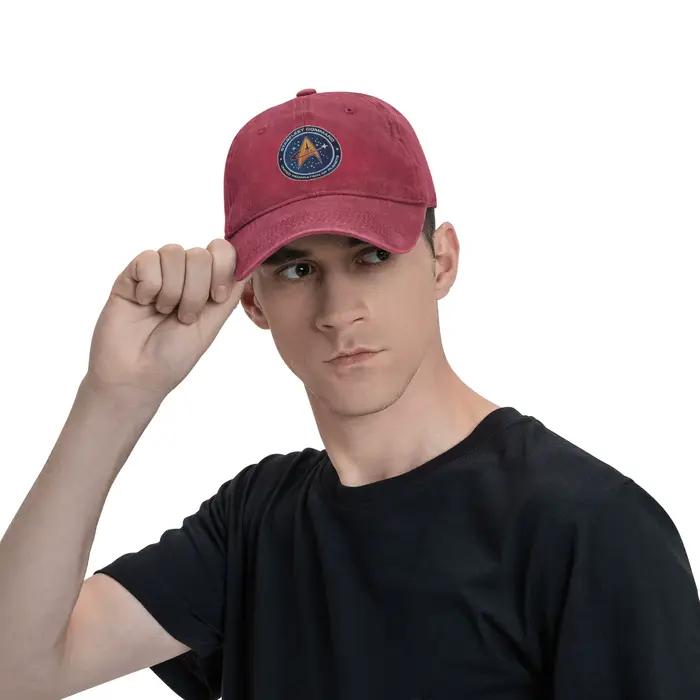 Casquette en jean délavé Star Treks