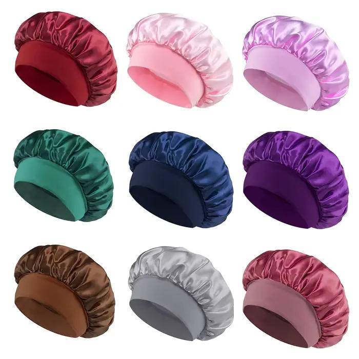 Bonnet de sommeil en soie pour femmes